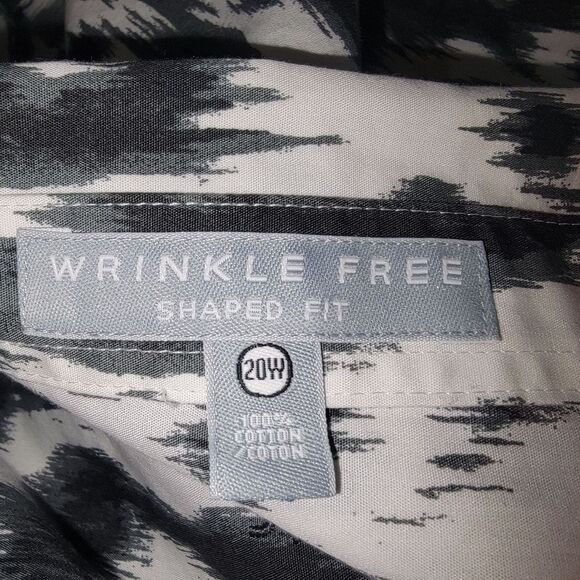 Foxcroft Wrinkle Free Shaped Fit Full zip Blouse 20w - Picture 5 of 6